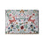 Blumenmuster Cozy Strick-Wurfdecke