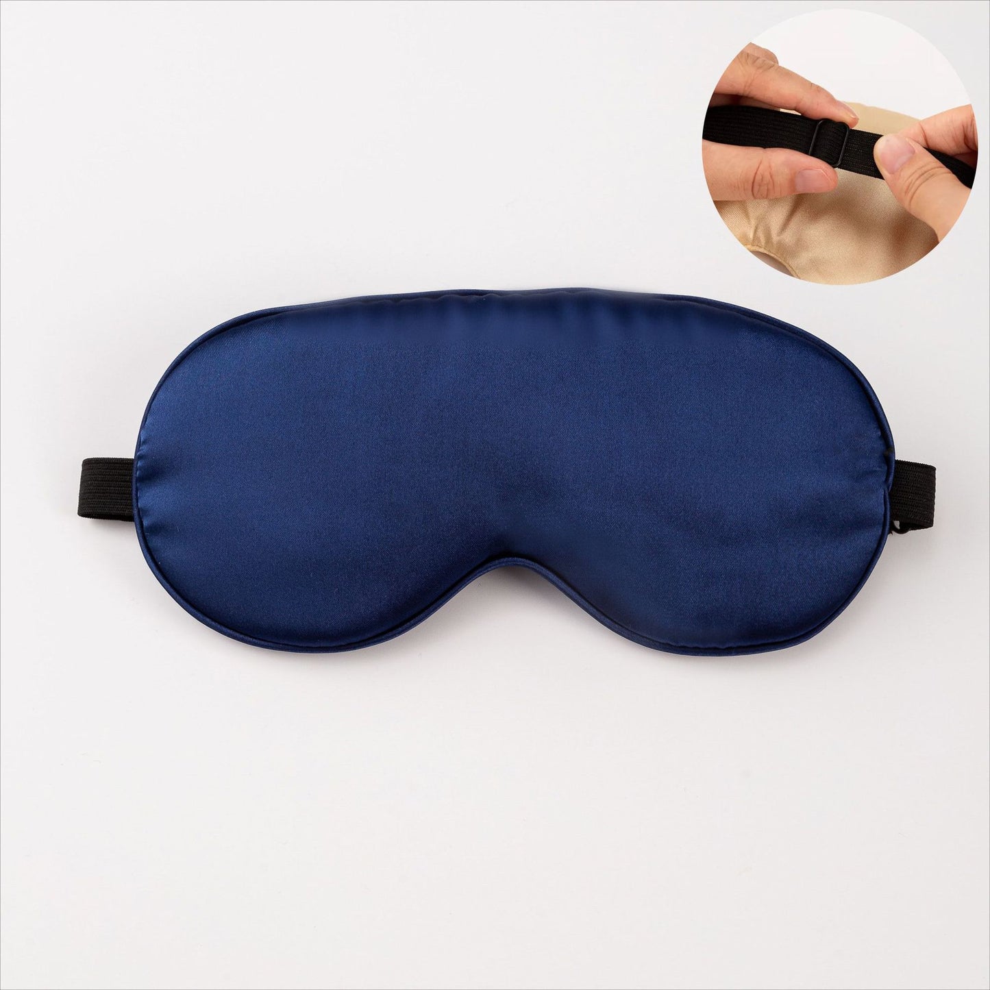 Unisex nan ergonomische Schlafmaske mit verstellbarem Elastikband und weicher Satinoberfläche Brehn