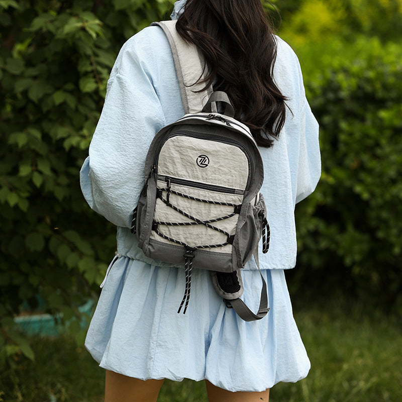 Stylischer Multifunktionsrucksack mit Netzakzenten Brehn
