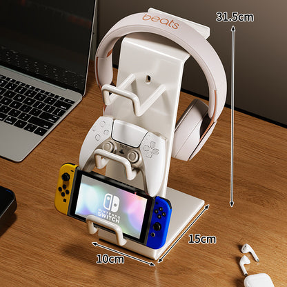 Multigeräte-Gaming-Headset und Controller-Ständer mit integriertem Telefon- und Konsolendock