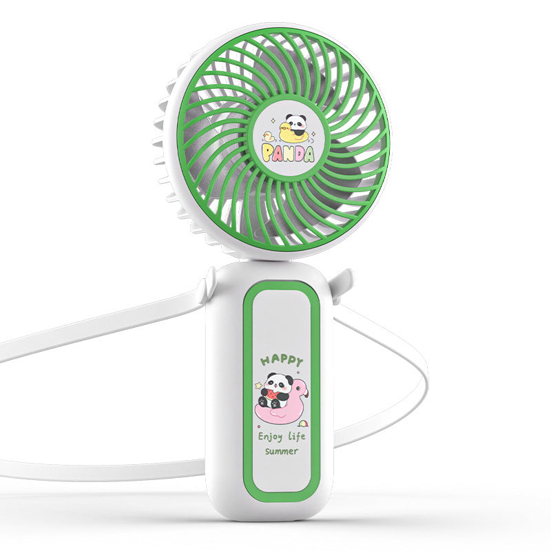 Damen tragbarer Mini-Lüfter im niedlichen Pandadesign Brehn