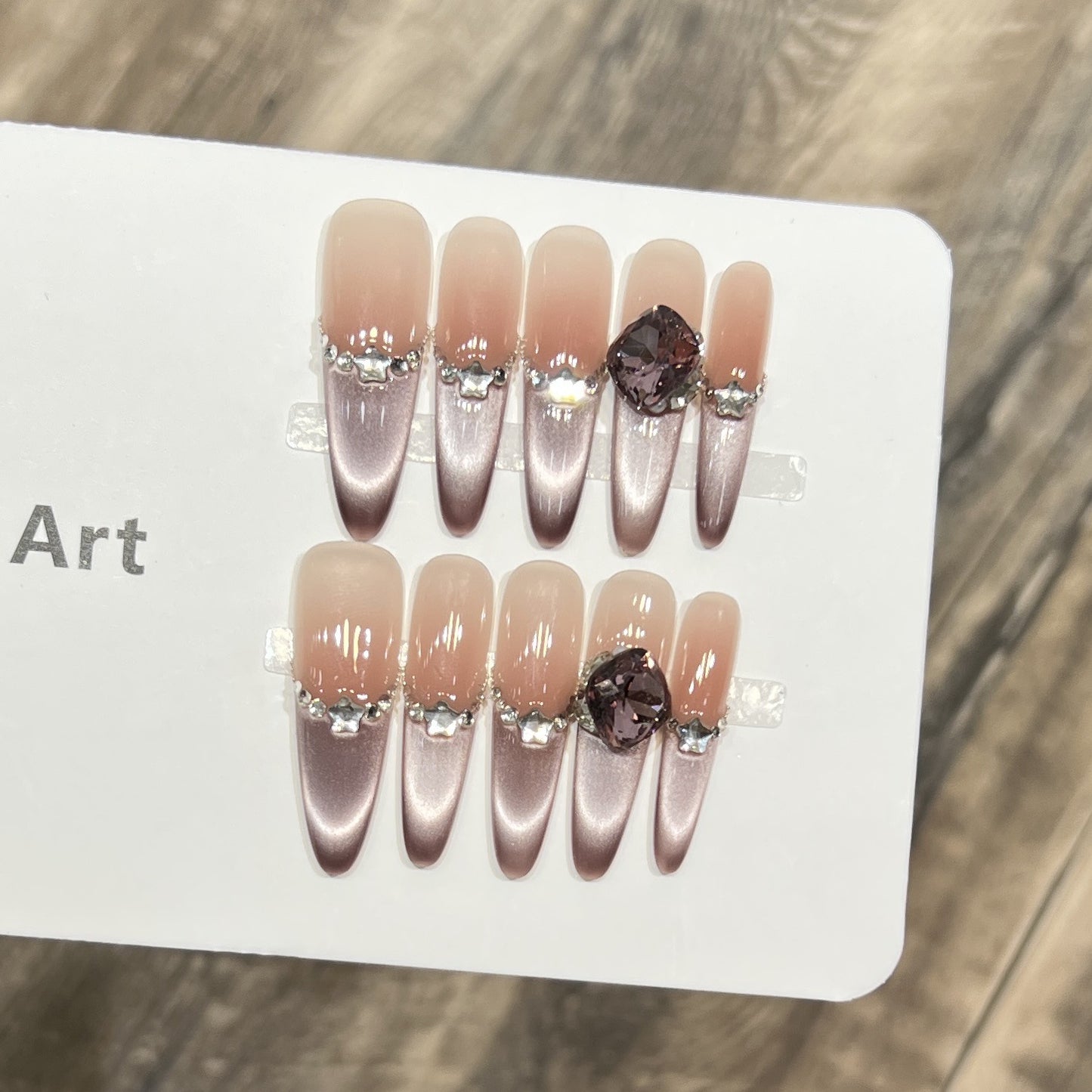 Dekorative Kristall-beschichtete Acryl-Nageltips Brehn