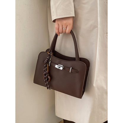 Elegante handgefertigte strukturierte Handtasche