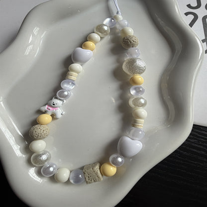 Verspielt Perlen Charm Brillenband Brehn