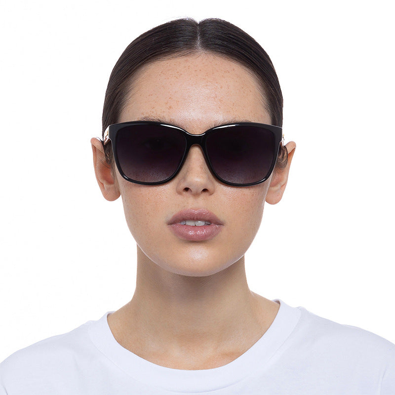 Damen oversized Sonnenbrille mit elegantem Rahmen und UV-Schutz Brehn