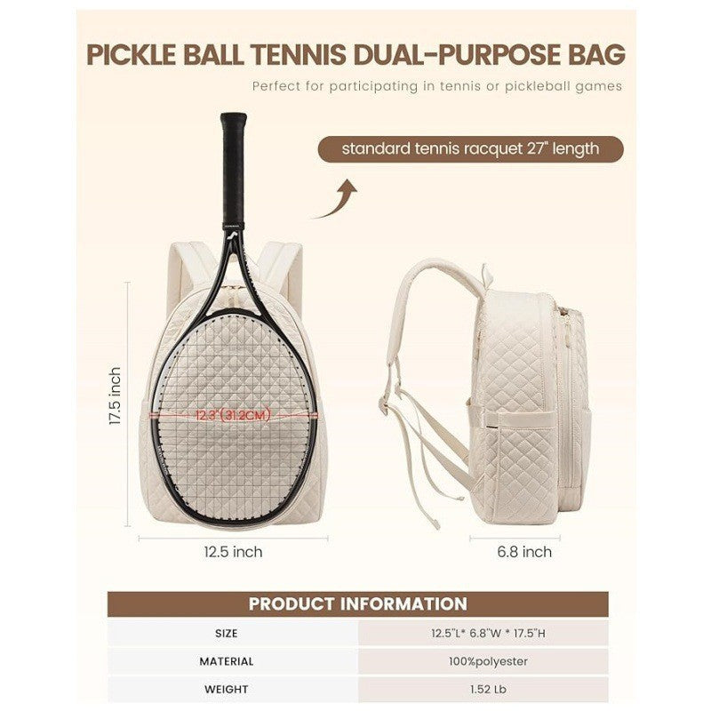 Gep quilteter Tennisracket-Rucksack Brehn 1789074113