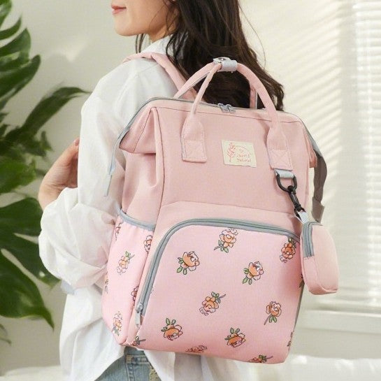 Stilvoller Rucksack mit floralem Muster Brehn