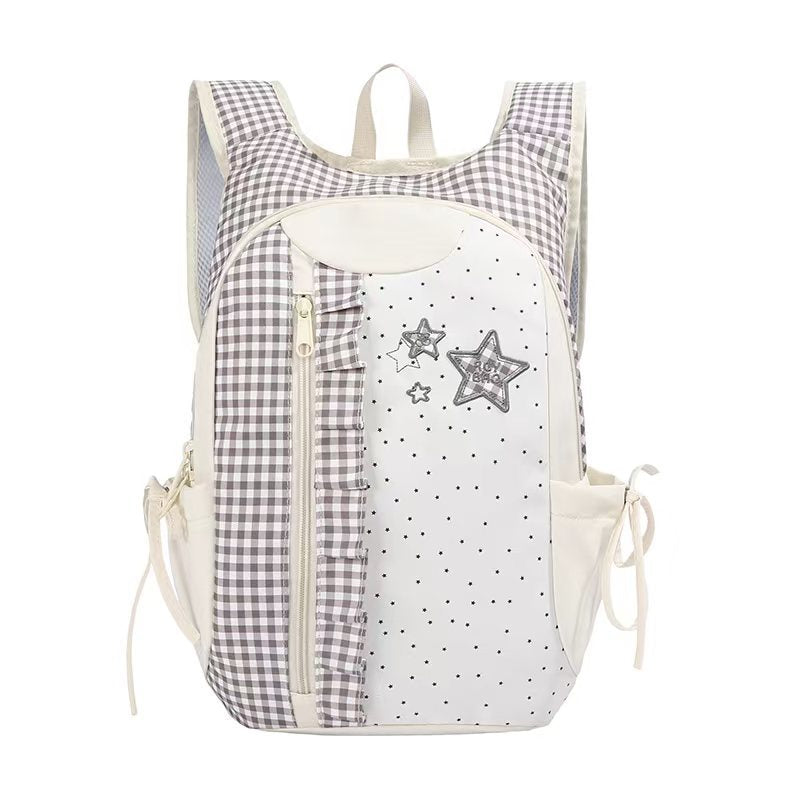 Multi-Taschen Rüschendesign Rucksack Brehn