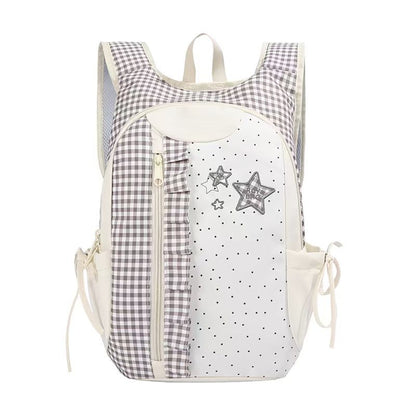 Multi-Taschen Rüschendesign Rucksack Brehn
