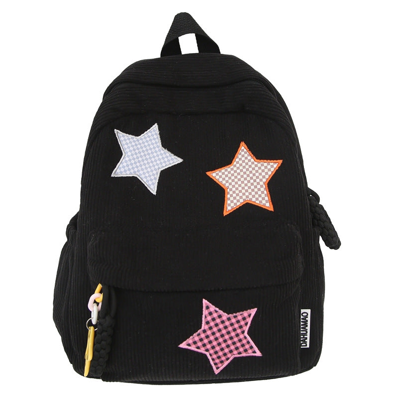 Lässiger mit Sternen verzierter Schul-Rucksack Brehn