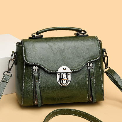 Vintage-Leder-Handtasche