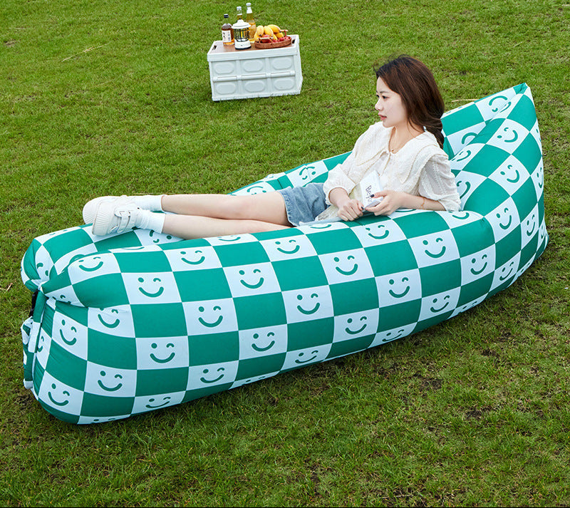 aufblasbarer Outdoor-Luftsessel mit strapazierfähigem Oxford-Gewebe und Schnellfüllventil Brehn