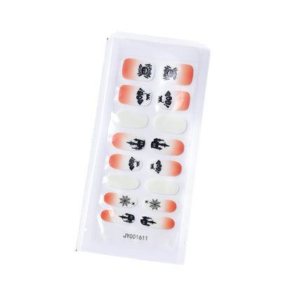 Halloween-Themen Glow-in-the-Dark Nagel-Wraps