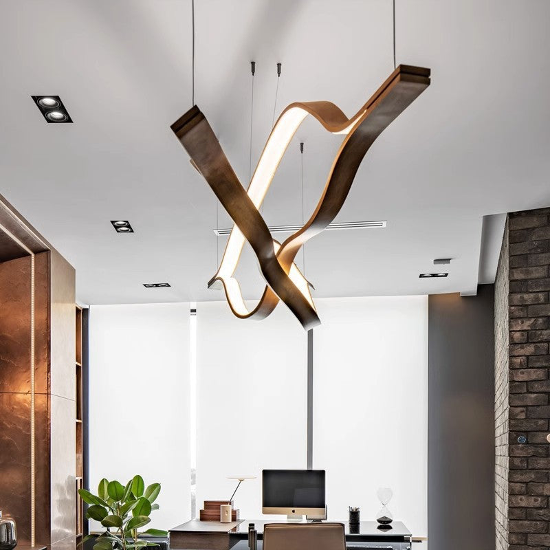 Moderne Wellen-Design Pendelleuchte