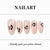 Floral Accent Press-On Nail Set Brehn