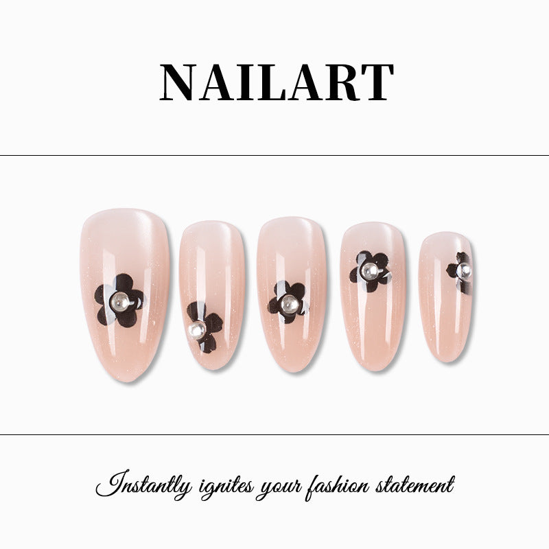 Verspielt Katzen-Themen Press-On Nail Art Brehn