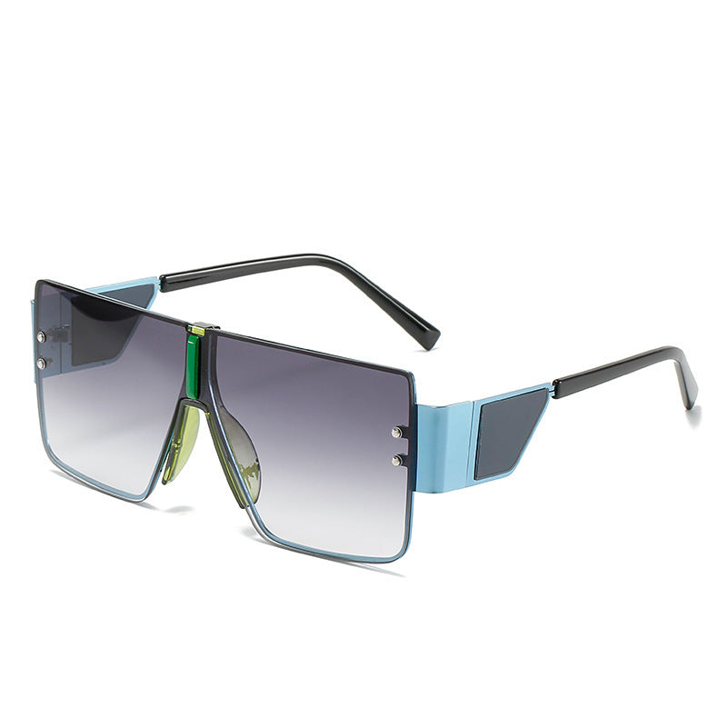 Damen trendige oversized Sonnenbrille mit futuristischem Design Brehn