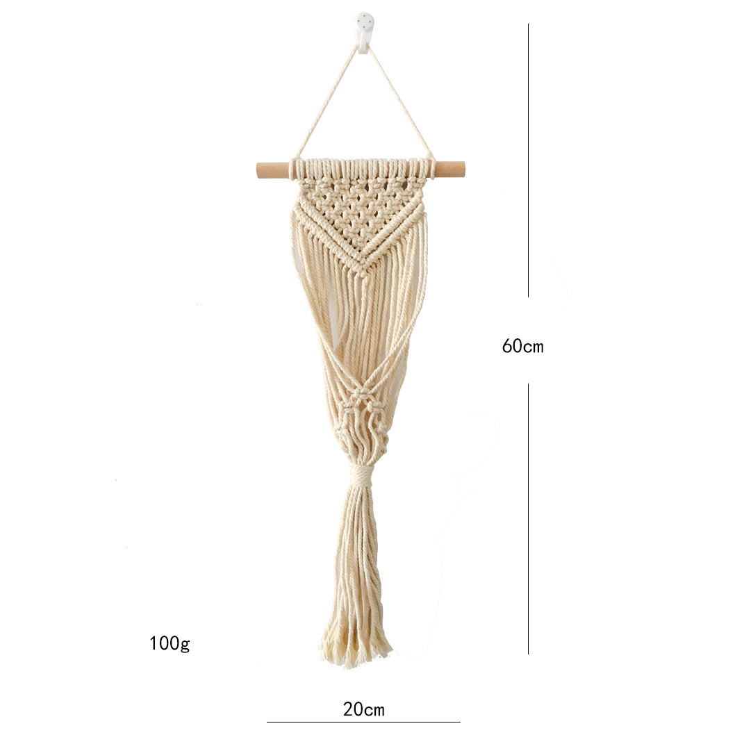 Makramee-Blumenhalter mit elegantem Design