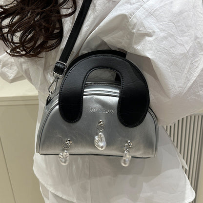 Elegante Perlenverzierte Handtasche