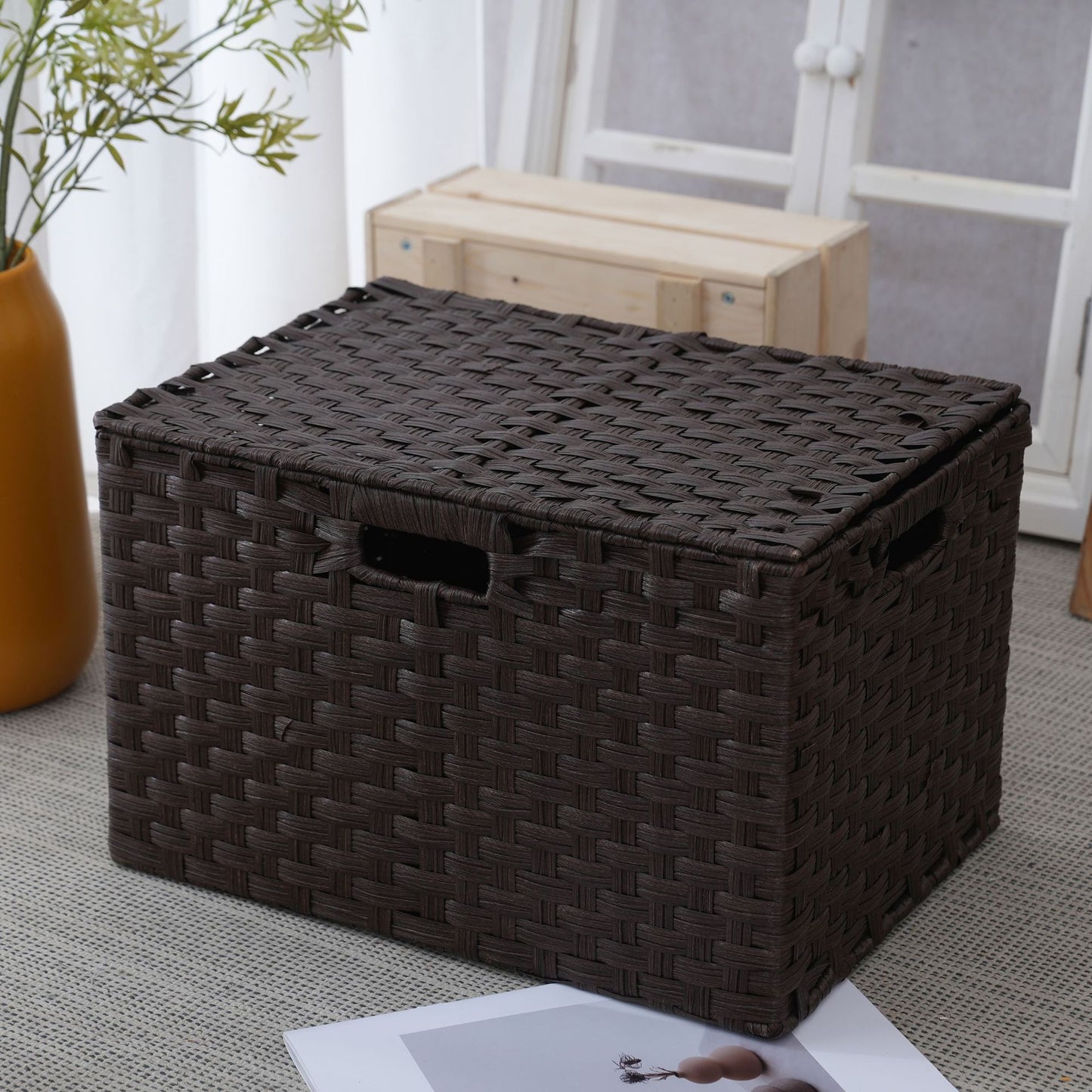 Aufbewahrungsbox Aus Robustem Geflochtenem Material Brehn