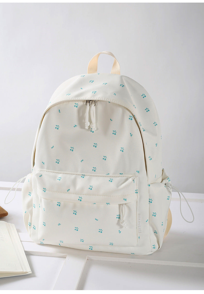 Blumengemusterter leichter Schulrucksack