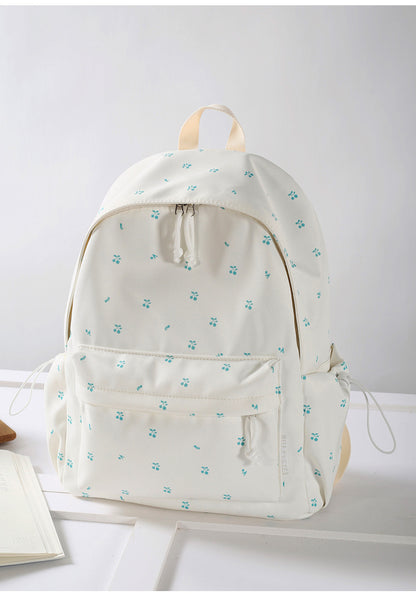 Blumengemusterter leichter Schulrucksack