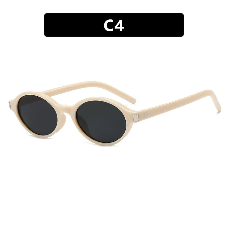 Damen elegante runde Sonnenbrille mit modernem Rahmen Brehn