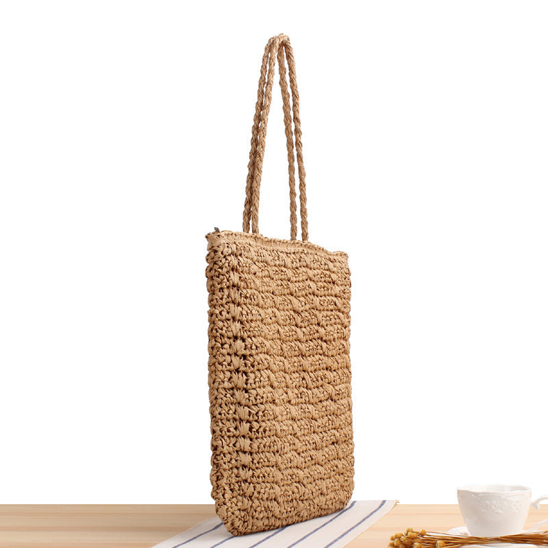 Handgeknüpfte Basttasche Brehn