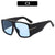 Oversized Geometrische Sonnenbrille Statement Stil