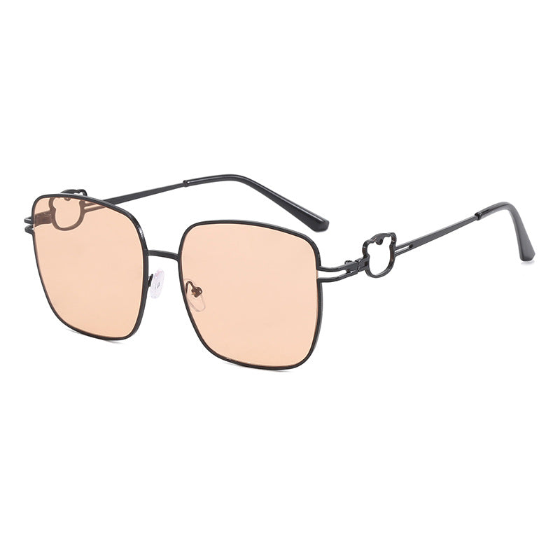 Damen modische quadratische Brille mit einzigartigen Akzenten Brehn