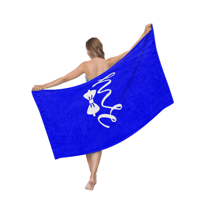 Strandtuch mit kreativem Herzdesign Brehn