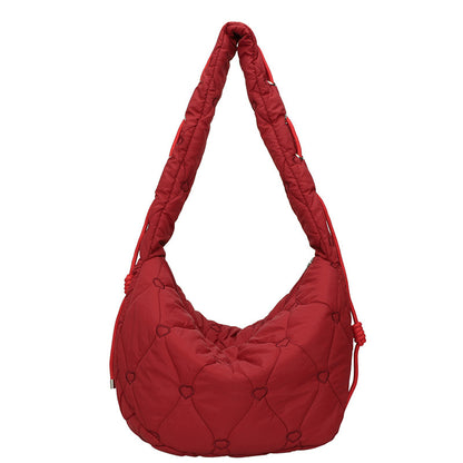 Gep quiltete Herzmuster Handtasche