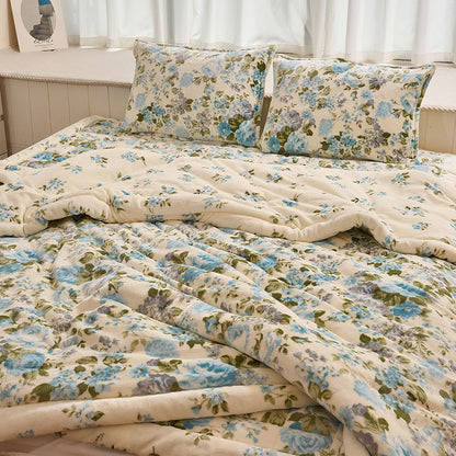 Damen Floral Komfort-Bettwäsche Set Brehn