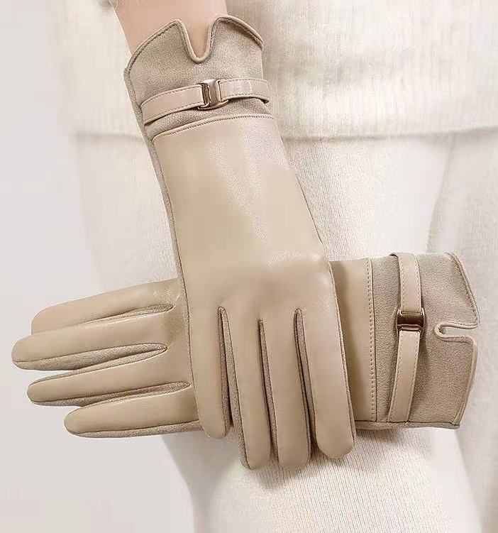Luxuriöse Leder-Touchscreen-Handschuhe Brehn