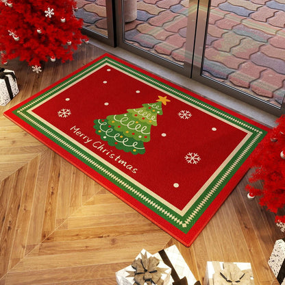 Festliche Weihnachtsbaum-Themen-Innendoormat Brehn