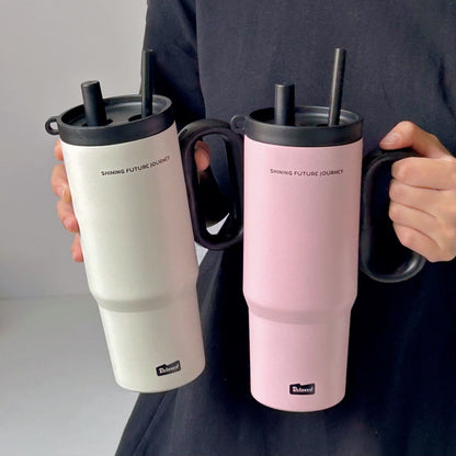 Damen Thermobecher mit praktischem Doppeltrinksystem Brehn