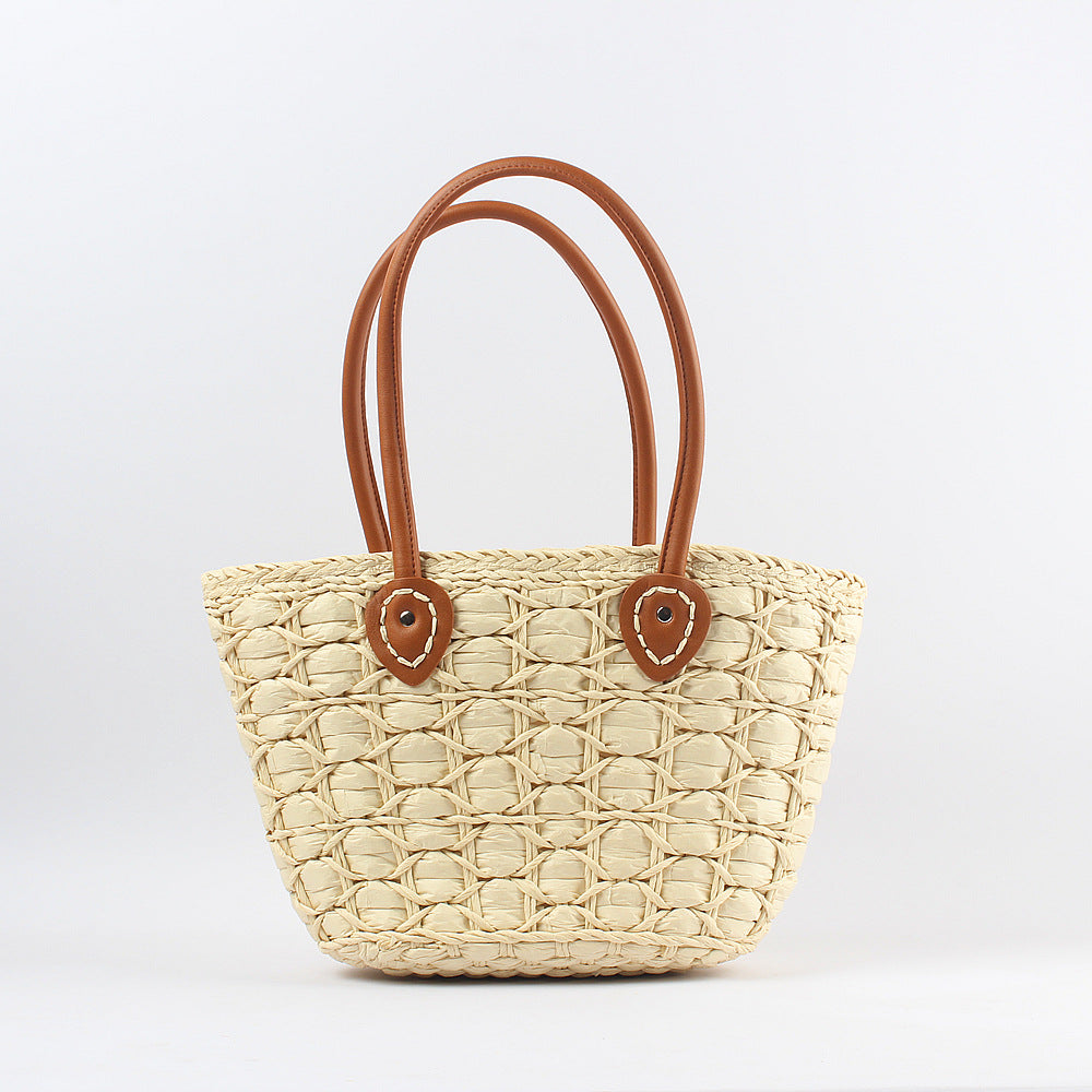 Geflochtene Strohtasche Brehn