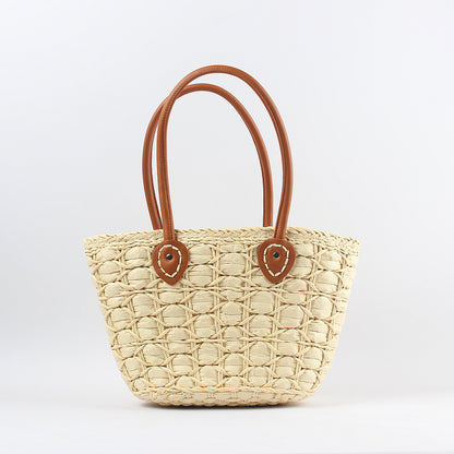 Geflochtene Strohtasche Brehn