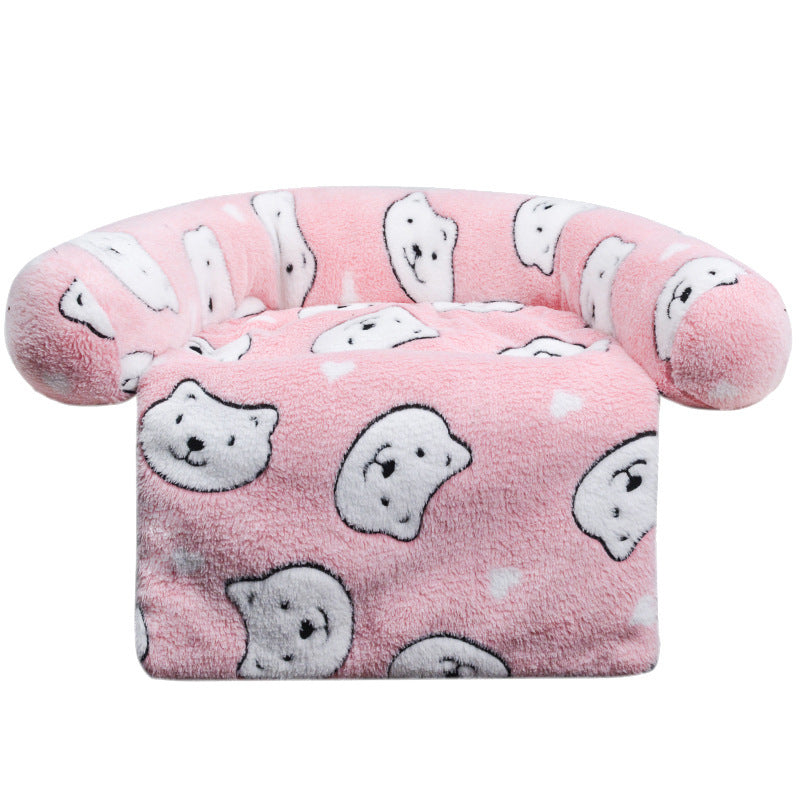 Plüsch Sternmuster Lounge-Stuhl Hundebett