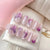 Künstlerische Press-On-Nageldesigns Brehn