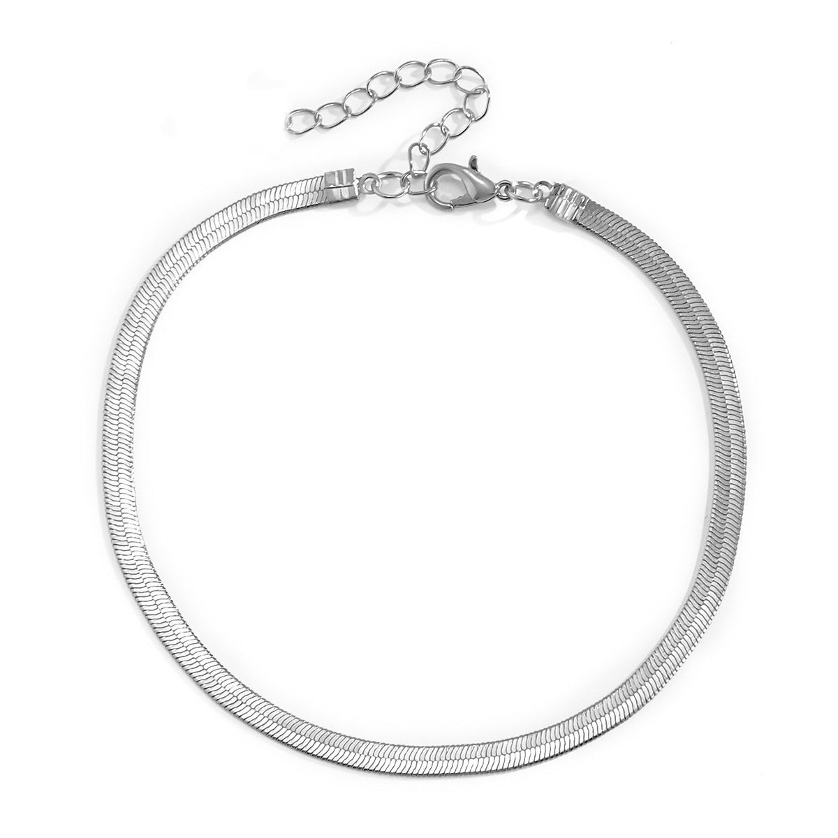 Sleek verstellbare goldene Creolen Halskette Brehn