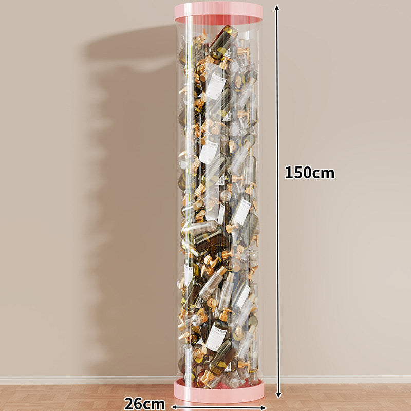 Hohe klare acryl vertikale Display-Zylinder für Mini-Parfüm- & Probeflaschen-Sammlung