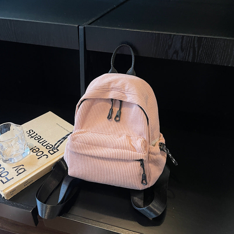 Cord-Rucksack mit Praktischem Frontfach Brehn