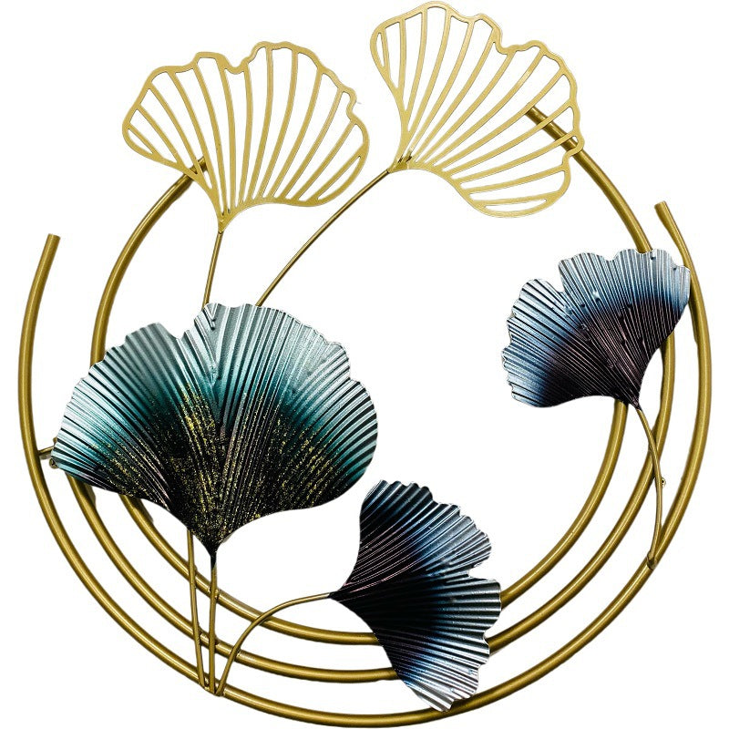 Elegante Botanische Metall Wandkunst Brehn