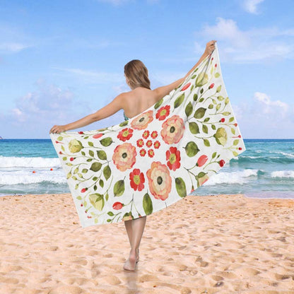 Strandtuch im kreativen Wellenmuster Brehn