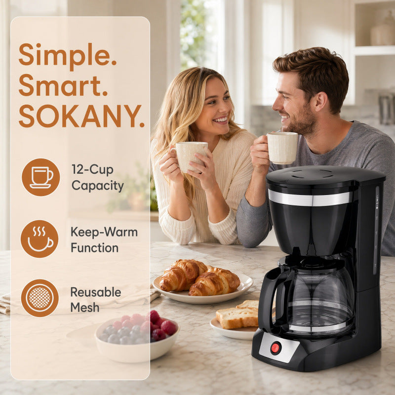 Fortschrittliche Kaffeebrühmaschine mit programmierbaren Funktionen Brehn
