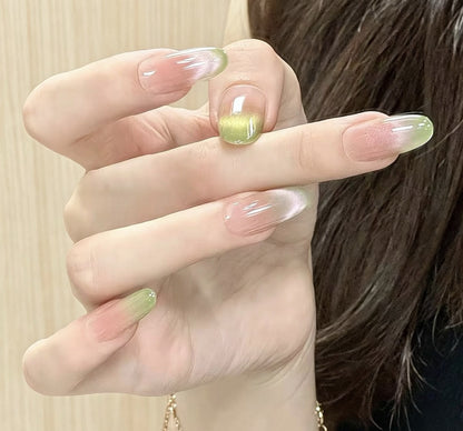 Trendy Ombre Nagelkunstverlängerungen Brehn