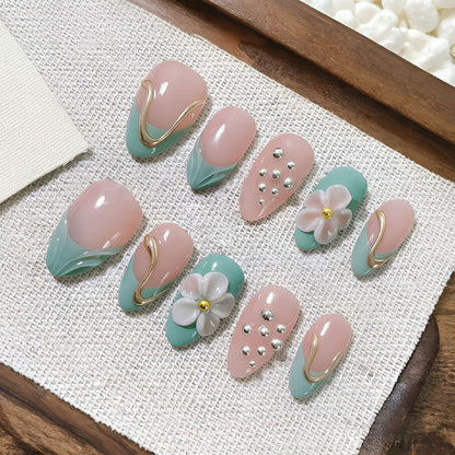 Dekoratives Floral Press-On Nail Art Set Brehn 1790636557