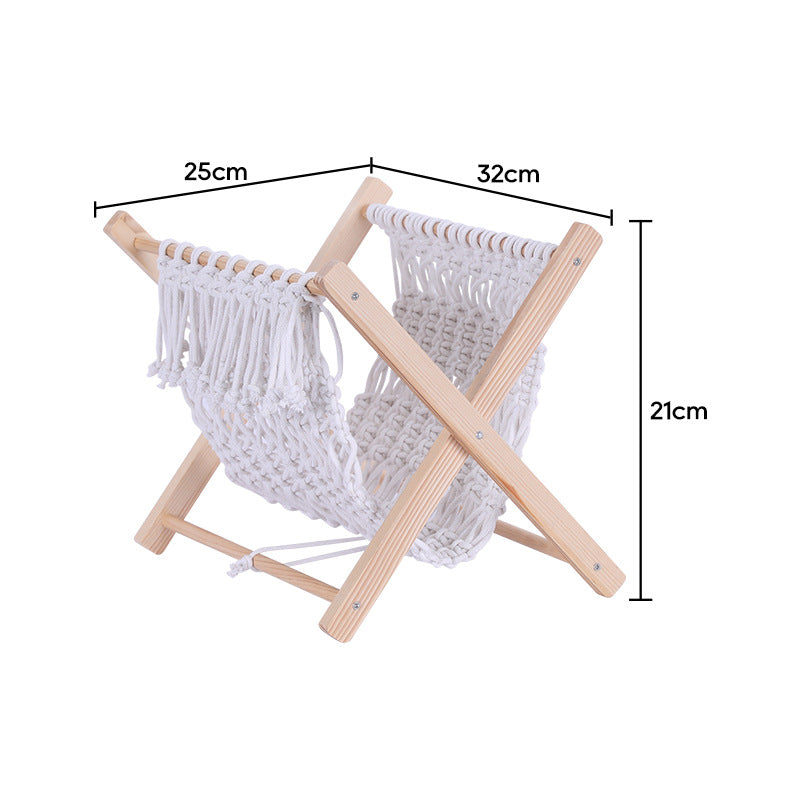 Macramé Spielzeughängematte