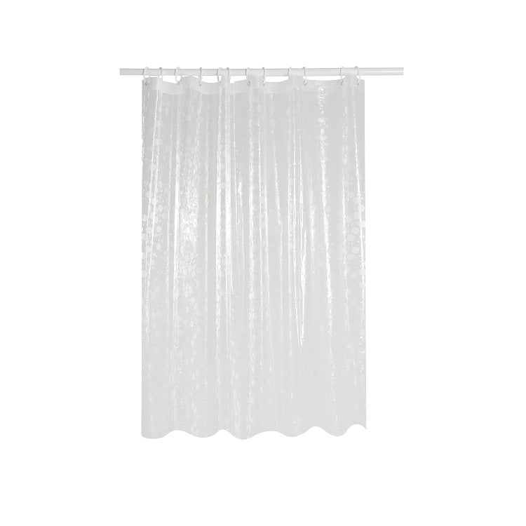 Moderne transparente Duschvorhang mit Punkten Brehn